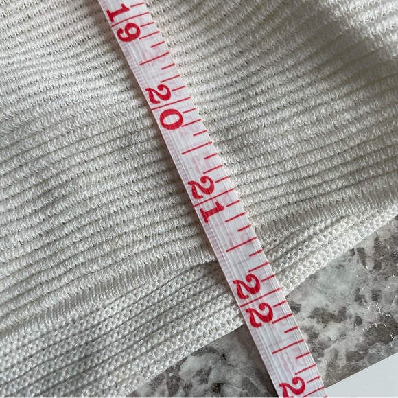 Aritzia’s Wilfred Blanchard Ivory Knit 3/4 Length Sleeve Shirt Women’s XXS - Picture 6 of 6